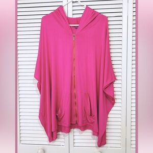 Twiggy London Womens Size XLarge Iconic Hooded Poncho Top